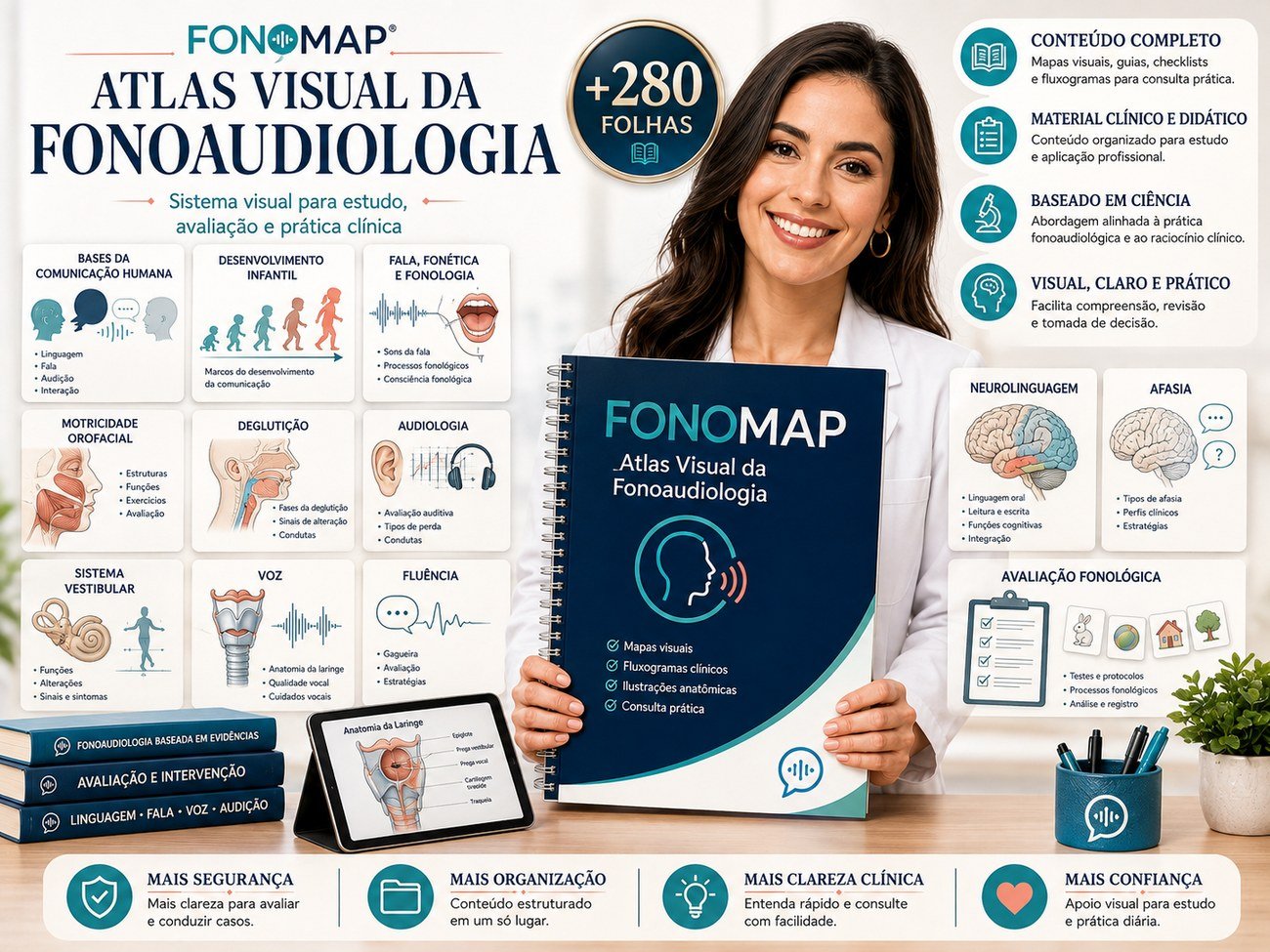 FONOMAP — organização completa das folhas visuais